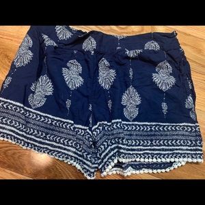 Red Camel linen shorts